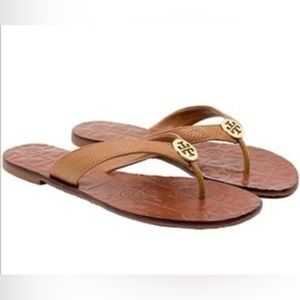 Tory Burch Thora Flat Thong Sandals Sz 8